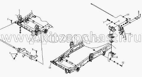 Опора кабина задняя правая в сборе Baw Fenix 33462 ЕВРО-3 BP17805020114A